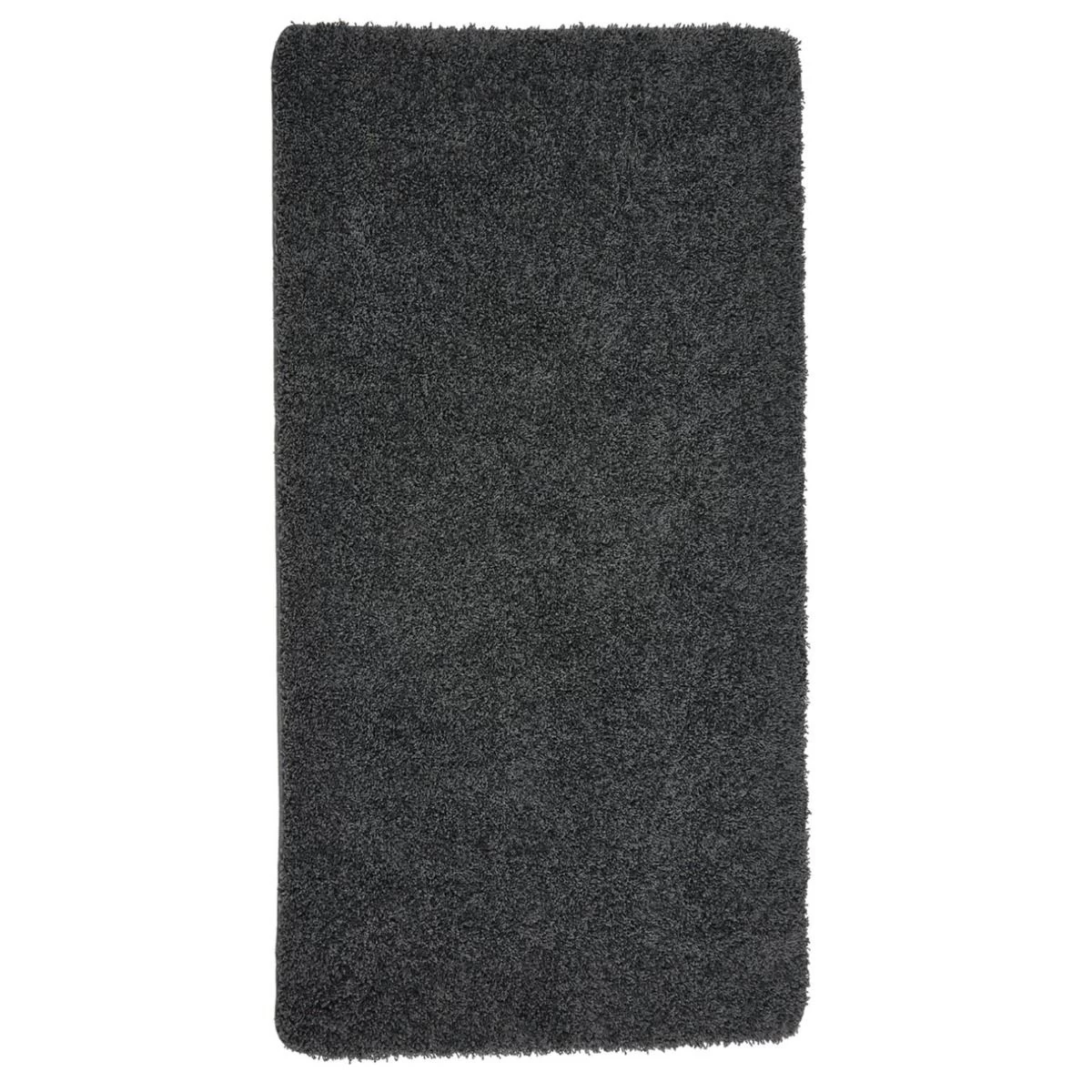 OHS Washable Shaggy Rug Runner - Charcoal 2 OHS Washable Shaggy Rug Runner - Charcoal - Image 2