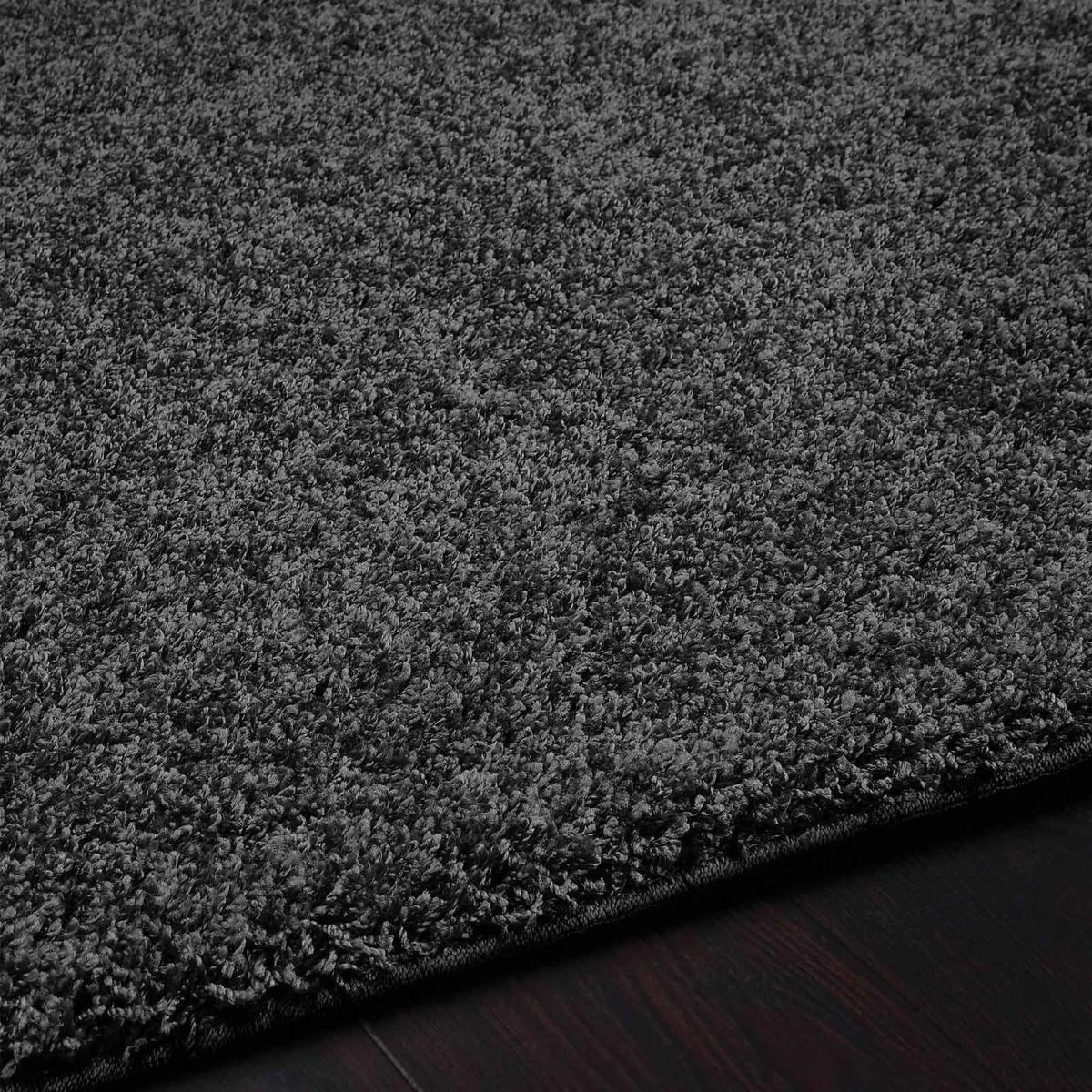 OHS Washable Shaggy Rug Runner - Charcoal 3 OHS Washable Shaggy Rug Runner - Charcoal - Image 3