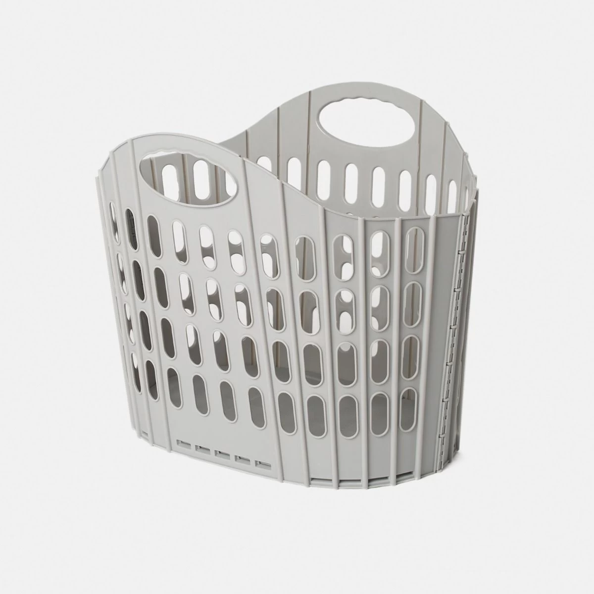 OHS Fold Flat Laundry Basket - Grey 1 OHS Fold Flat Laundry Basket - Grey