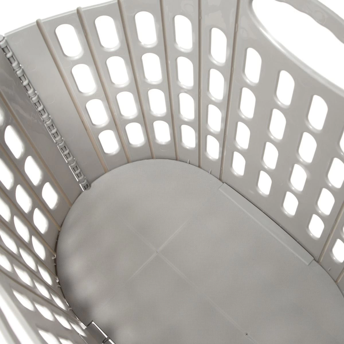 OHS Fold Flat Laundry Basket - Grey 4 OHS Fold Flat Laundry Basket - Grey - Image 4