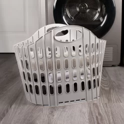 OHS Fold Flat Laundry Basket - Grey 13 OHS Fold Flat Laundry Basket - Grey -Sienna Store oslaffbgy 7s