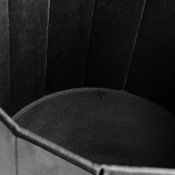 OHS Matte Velvet Round Storage Ottoman - Charcoal 13 OHS Matte Velvet Round Storage Ottoman - Charcoal -Sienna Store osmvrsocl 5s