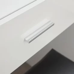 Ottawa Dressing Table With Stool Set - White -Sienna Store ottdtswwh 04