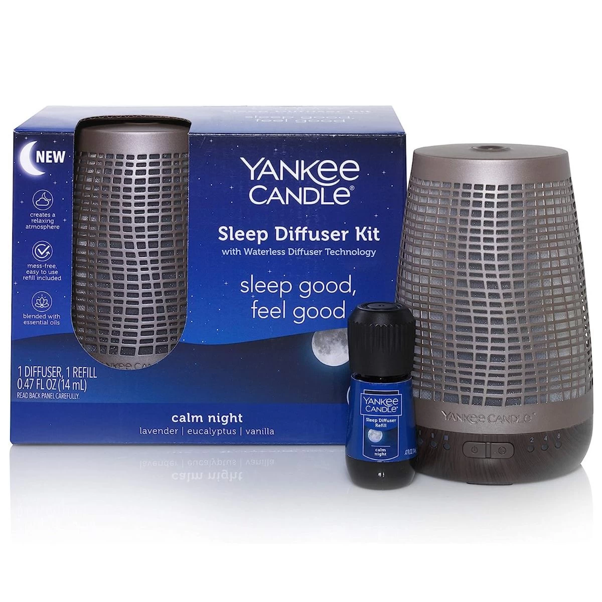 Yankee Candle Sleep Diffuser Starter Kit - Calm Night 1 Yankee Candle Sleep Diffuser Starter Kit - Calm Night