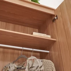 Panama 3 Piece Bedroom Furniture Set - Oak -Sienna Store pan3pcoak panama 3pcset 2drrobe oak dtl 03