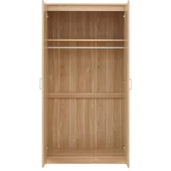 Panama 3 Piece Bedroom Furniture Set - Oak -Sienna Store pan3pcoak panama 3pcset oak 2dr robe co 02