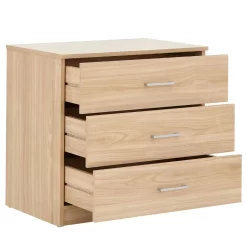 Panama 3 Piece Bedroom Furniture Set - Oak -Sienna Store pan3pcoak panama 3pcset oak 3drw chest co 04