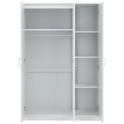 Panama 4 Piece Bedroom Furniture Set - White -Sienna Store pan4pcwht panama 4pcset white 3dr robe co 02 1