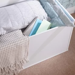 Panama Ottoman Storage Box - White -Sienna Store panosbwht 05