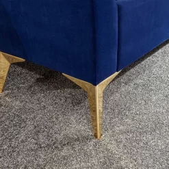 Pettine Fabric Ottoman Storage Bench - Royal Blue -Sienna Store petottrbl pettine ottoman bench royal blue sep21 dtl 04