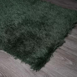 Sienna Shaggy Rug 5cm Pile - Forest Green -Sienna Store rugfg 4s 1