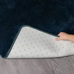 Sienna Fluffy Rug - Navy 5 Sienna Fluffy Rug - Navy -Sienna Store rugnv1 3s