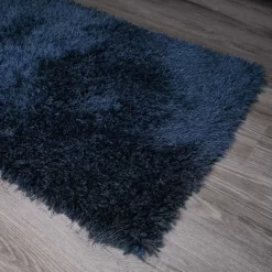 Sienna Shaggy Rug 5cm Pile - Navy -Sienna Store rugnv 3s 3