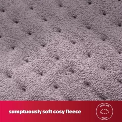 Silentnight Heated Throw - Charcoal -Sienna Store silentnight luxury heated throw charcoal 3