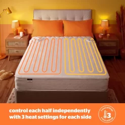 Silentnight Yours & Mine Electric Blanket -Sienna Store silentnight yours and mine electric blanket 3 2