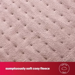 Silentnight Heated Throw - Blush -Sienna Store slncfhtbl01 3