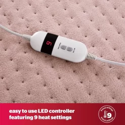 Silentnight Heated Throw - Blush -Sienna Store slncfhtbl01 4