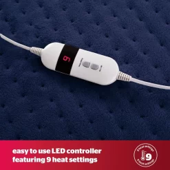 Silentnight Heated Throw - Navy -Sienna Store slncfhtnv01 4