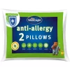 Silentnight Anti-Allergy Pillow, White - 2 Pack