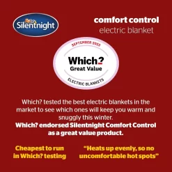 Silentnight Comfort Control Electric Blanket -Sienna Store sncomfortcontrol11 1