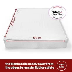 Silentnight Comfort Control Electric Blanket -Sienna Store sncomfortcontrol6.4 1
