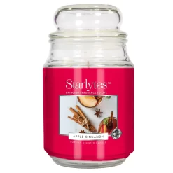 Starlytes 18oz Jar Candle - Apple Cinnamon 7 Starlytes 18oz Jar Candle - Apple Cinnamon -Sienna Store soasjappre04 tarlytes 18oz jar apple cinnamon 90142