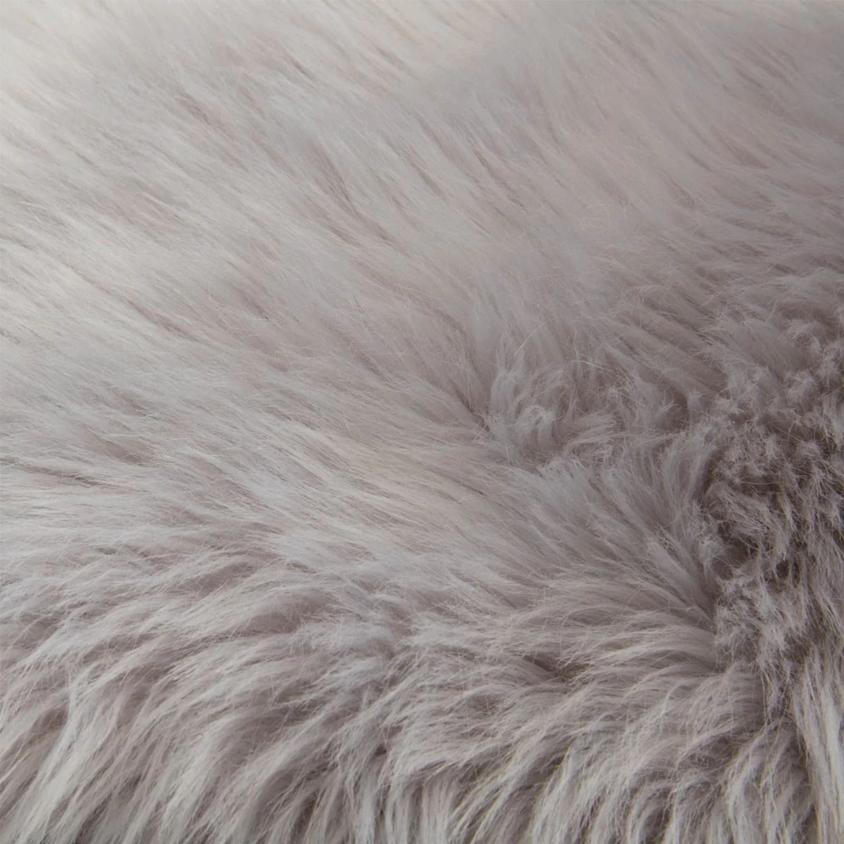 Sienna Faux Fur Sheepskin Rug, Silver Grey - 60 X 90cm 4 Sienna Faux Fur Sheepskin Rug, Silver Grey - 60 X 90cm - Image 4