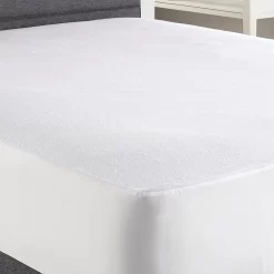 Terry Waterproof Mattress Protector - White