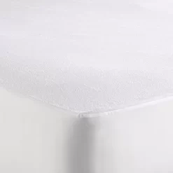 Terry Waterproof Mattress Protector - White -Sienna Store terry waterproof mattress protector 03 3