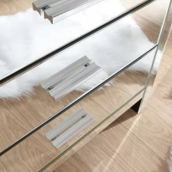 Venetian Mirrored 4 Drawer Chest Of Drawers -Sienna Store ven4drclr 09