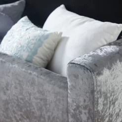 Verona Crushed Velvet Ottoman Bench - Grey -Sienna Store verosbgcv 11 1