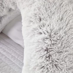 Huggleland Long Hair V Shape Pillow - Grey -Sienna Store vpillow3