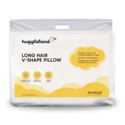 Huggleland Long Hair V Shape Pillow - Grey -Sienna Store vpillow5