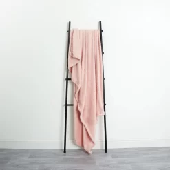Dreamscene Waffle Mink Throw - Blush Pink -Sienna Store wathbl 4s